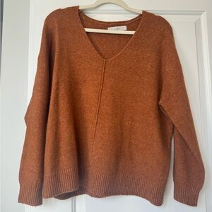 Medium burnt orange sweater from Ann Taylor Loft.